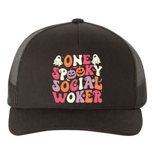 One Spooky Social Worker Halloween Social Worker Yupoong Adult 5-Panel Trucker Hat