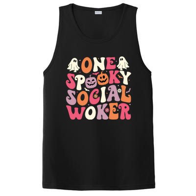 One Spooky Social Worker Halloween Social Worker PosiCharge Competitor Tank