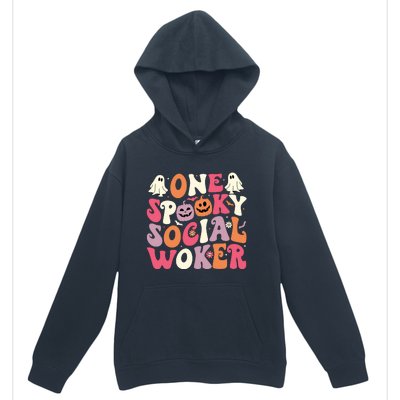 One Spooky Social Worker Halloween Social Worker Urban Pullover Hoodie