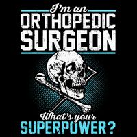 Orthopedic Surgeon Superpower Orthopedist Orthopod Apparel Zip Tote Bag