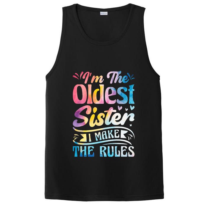 Oldest Sister Shirt I Make The Rules 3 Sisters Matching  PosiCharge Competitor Tank