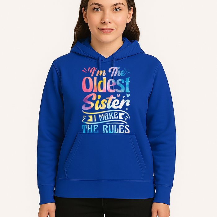 Oldest Sister Shirt I Make The Rules 3 Sisters Matching  Hoodie