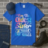 Oldest Sister Shirt I Make The Rules 3 Sisters Matching  Tall T-Shirt