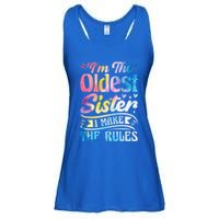 Oldest Sister Shirt I Make The Rules 3 Sisters Matching  Ladies Essential Flowy Tank