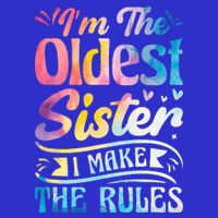 Oldest Sister Shirt I Make The Rules 3 Sisters Matching  Mesh Reversible Basketball Jersey Tank