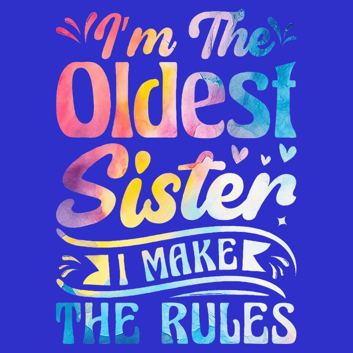 Oldest Sister Shirt I Make The Rules 3 Sisters Matching  Mesh Reversible Basketball Jersey Tank
