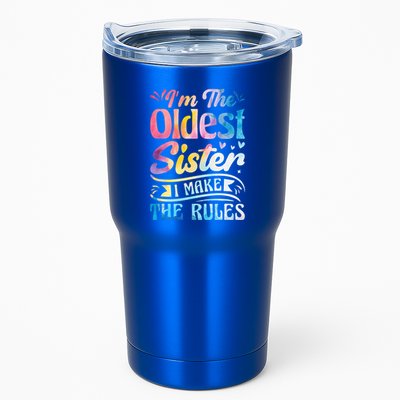 Oldest Sister Shirt I Make The Rules 3 Sisters Matching  Tumbler
