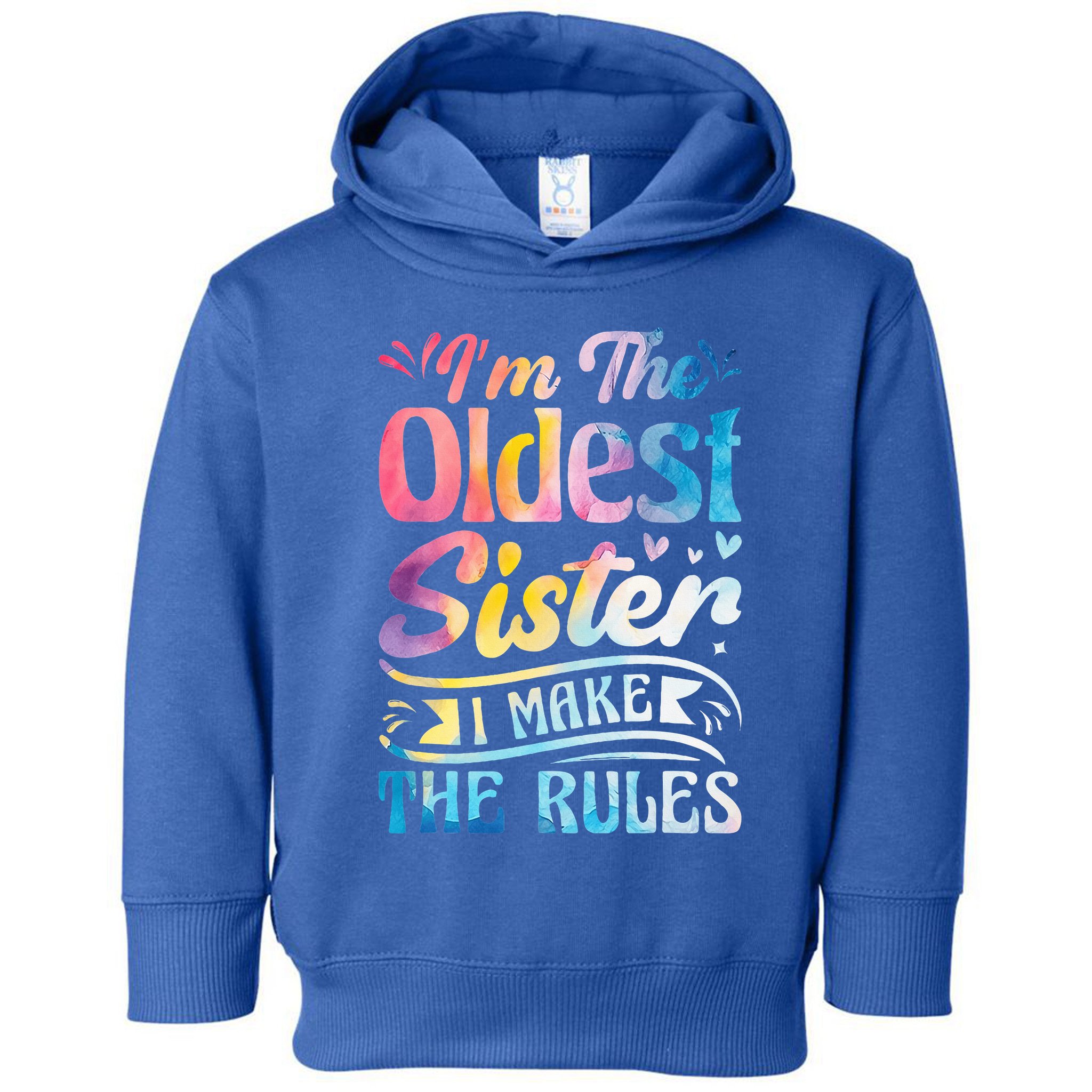 Oldest Sister Shirt I Make The Rules 3 Sisters Matching  Toddler Hoodie