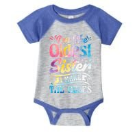 Oldest Sister Shirt I Make The Rules 3 Sisters Matching  Infant Baby Jersey Bodysuit