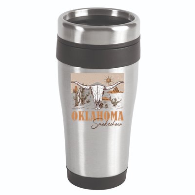 Oklahoma Smoke Show Oklahoma Smokeshow Western Country 16oz Travel Tumbler