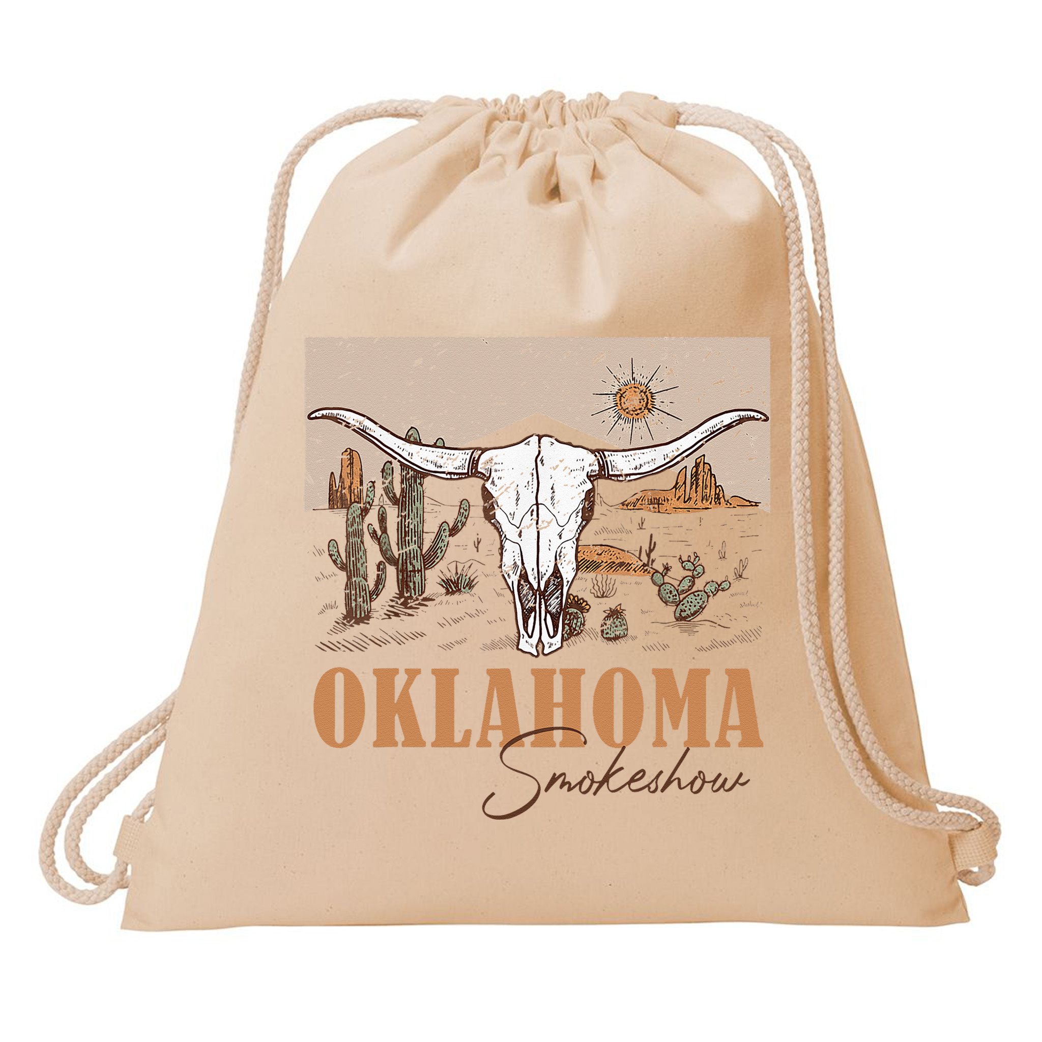 Oklahoma Smoke Show Oklahoma Smokeshow Western Country Drawstring Bag
