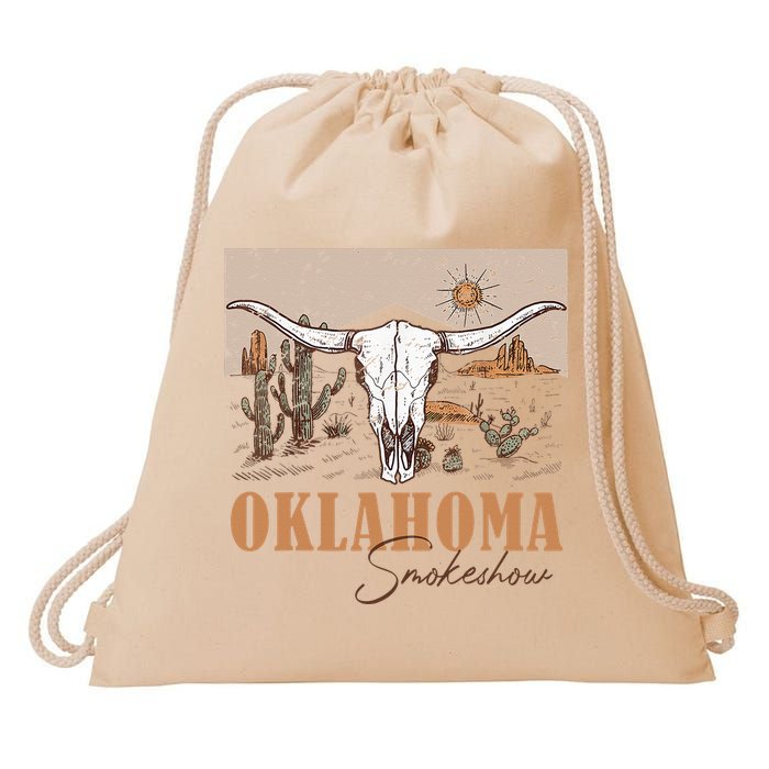 Oklahoma Smoke Show Oklahoma Smokeshow Western Country Drawstring Bag