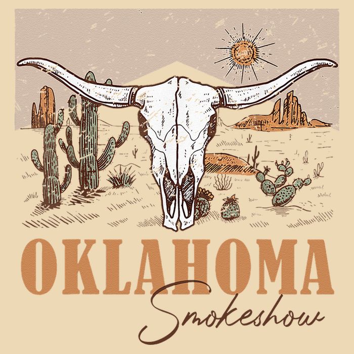 Oklahoma Smoke Show Oklahoma Smokeshow Western Country Drawstring Bag