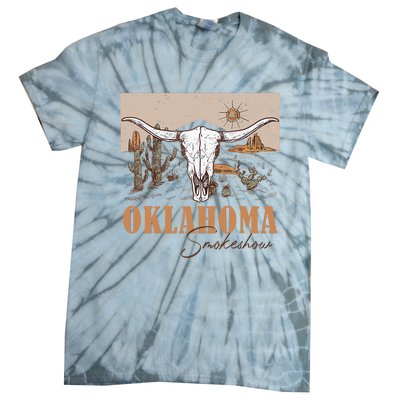 Oklahoma Smoke Show Oklahoma Smokeshow Western Country Tie-Dye T-Shirt