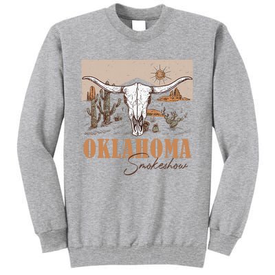 Oklahoma Smoke Show Oklahoma Smokeshow Western Country Tall Sweatshirt