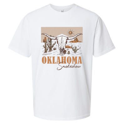 Oklahoma Smoke Show Oklahoma Smokeshow Western Country Sueded Cloud Jersey T-Shirt