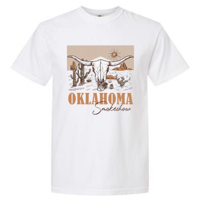 Oklahoma Smoke Show Oklahoma Smokeshow Western Country Garment-Dyed Heavyweight T-Shirt