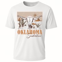 Oklahoma Smoke Show Oklahoma Smokeshow Western Country Cooling Performance Crew T-Shirt