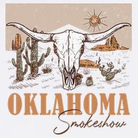 Oklahoma Smoke Show Oklahoma Smokeshow Western Country Cooling Performance Crew T-Shirt
