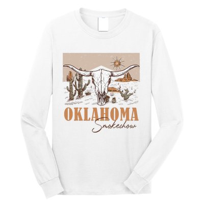 Oklahoma Smoke Show Oklahoma Smokeshow Western Country Long Sleeve Shirt