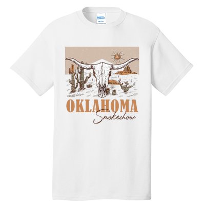 Oklahoma Smoke Show Oklahoma Smokeshow Western Country Tall T-Shirt