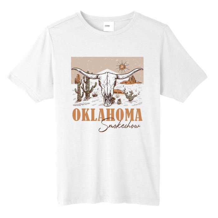 Oklahoma Smoke Show Oklahoma Smokeshow Western Country Tall Fusion ChromaSoft Performance T-Shirt