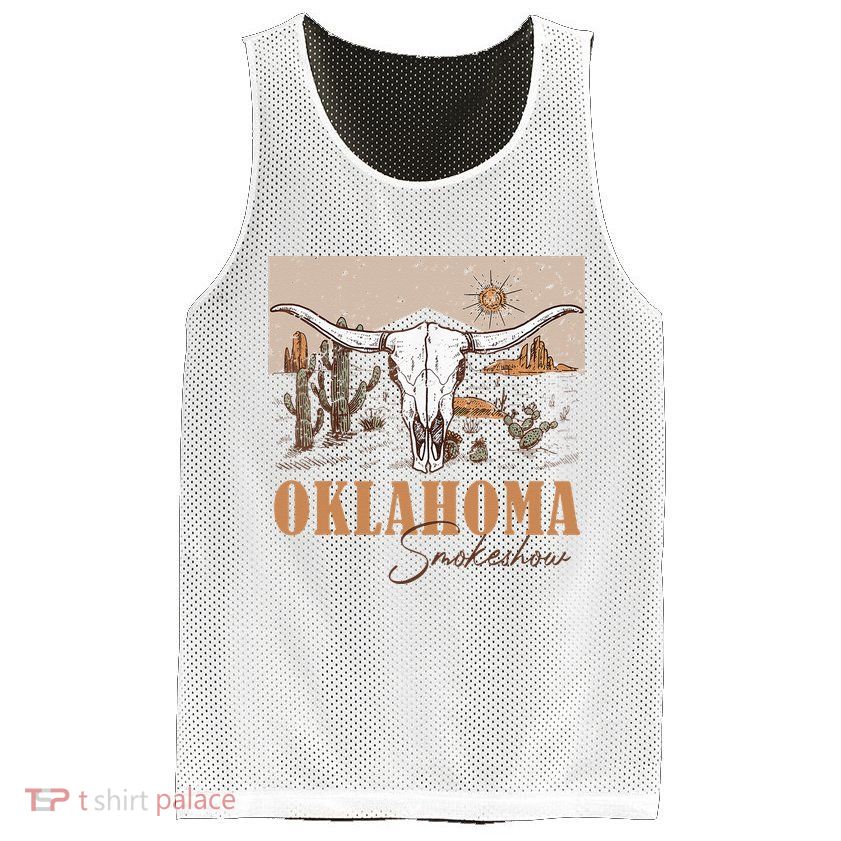 Oklahoma Smoke Show Oklahoma Smokeshow Western Country Mesh Reversible Basketball Jersey Tank