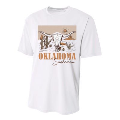 Oklahoma Smoke Show Oklahoma Smokeshow Western Country Performance Sprint T-Shirt