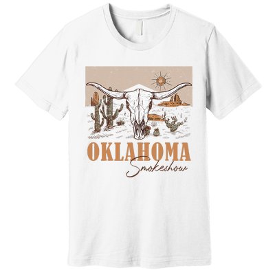 Oklahoma Smoke Show Oklahoma Smokeshow Western Country Premium T-Shirt