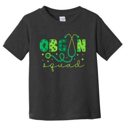 Obgyn Squad St PatrickS Day Nurse Tech Crew Toddler T-Shirt