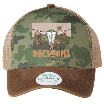 Oklahoma Smoke Show Oklahoma Smokeshow Western Country Legacy Tie Dye Trucker Hat