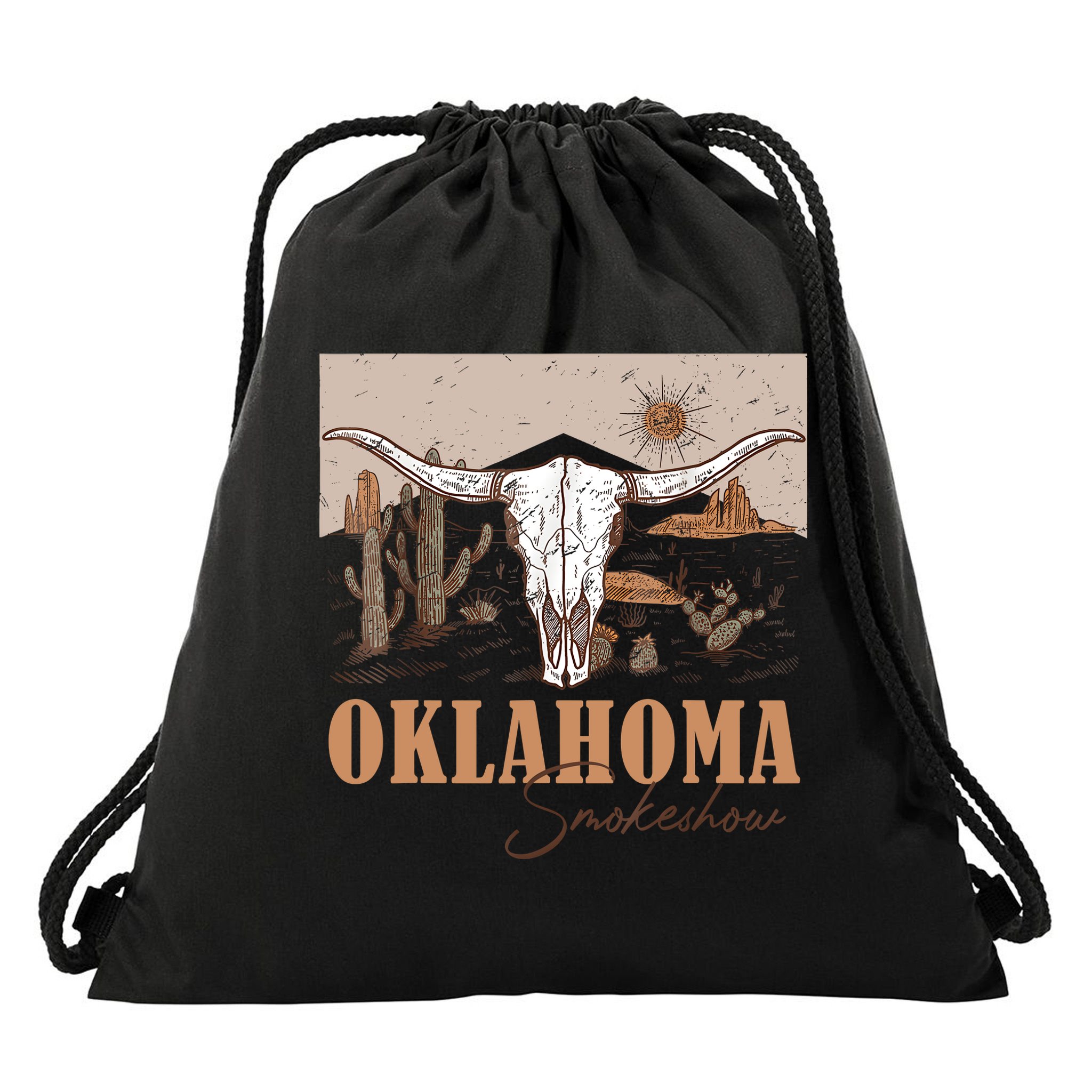 Oklahoma Smoke Show Oklahoma Smokeshow Western Country Drawstring Bag