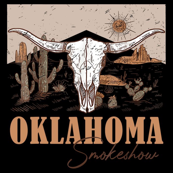 Oklahoma Smoke Show Oklahoma Smokeshow Western Country Drawstring Bag