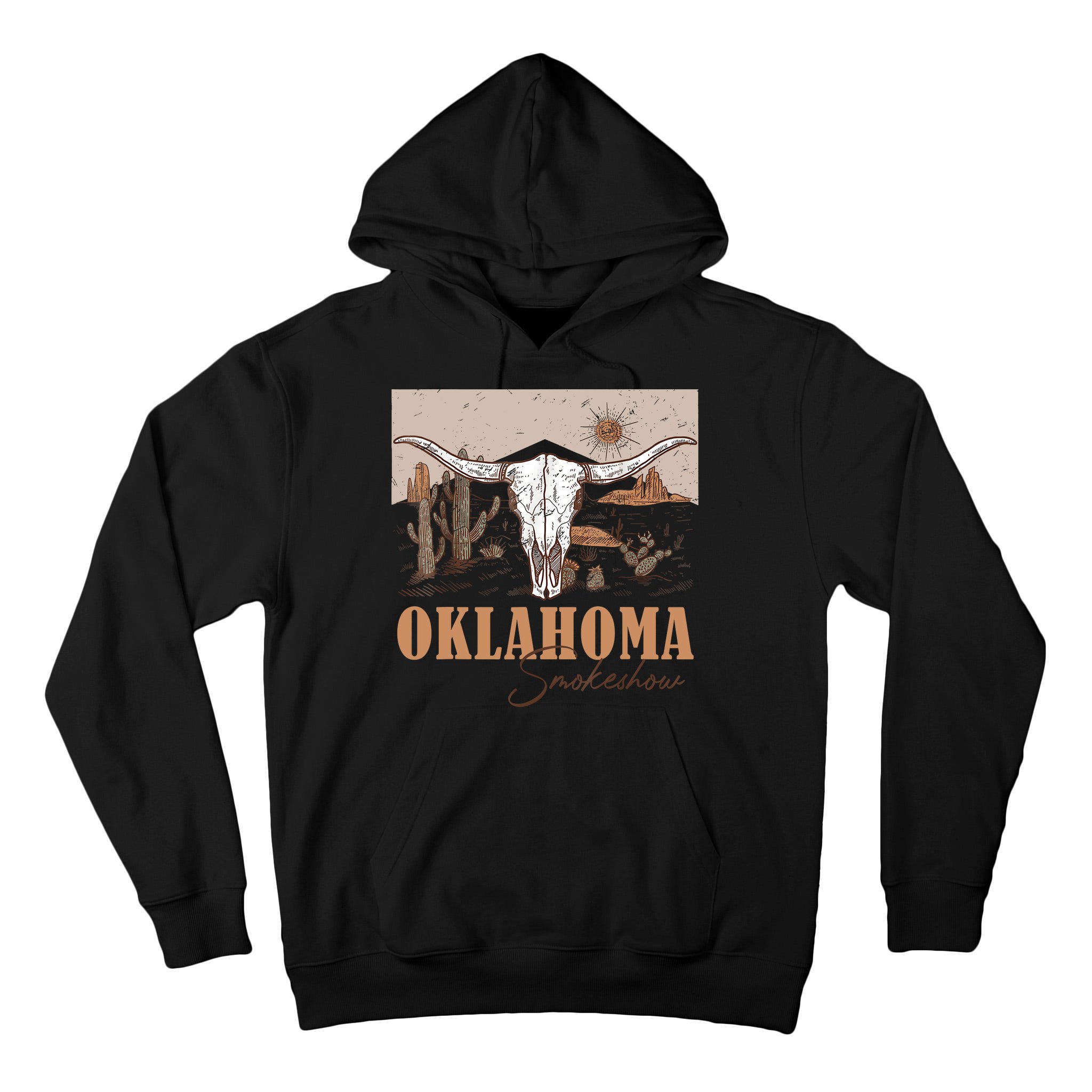Oklahoma Smoke Show Oklahoma Smokeshow Western Country Tall Hoodie