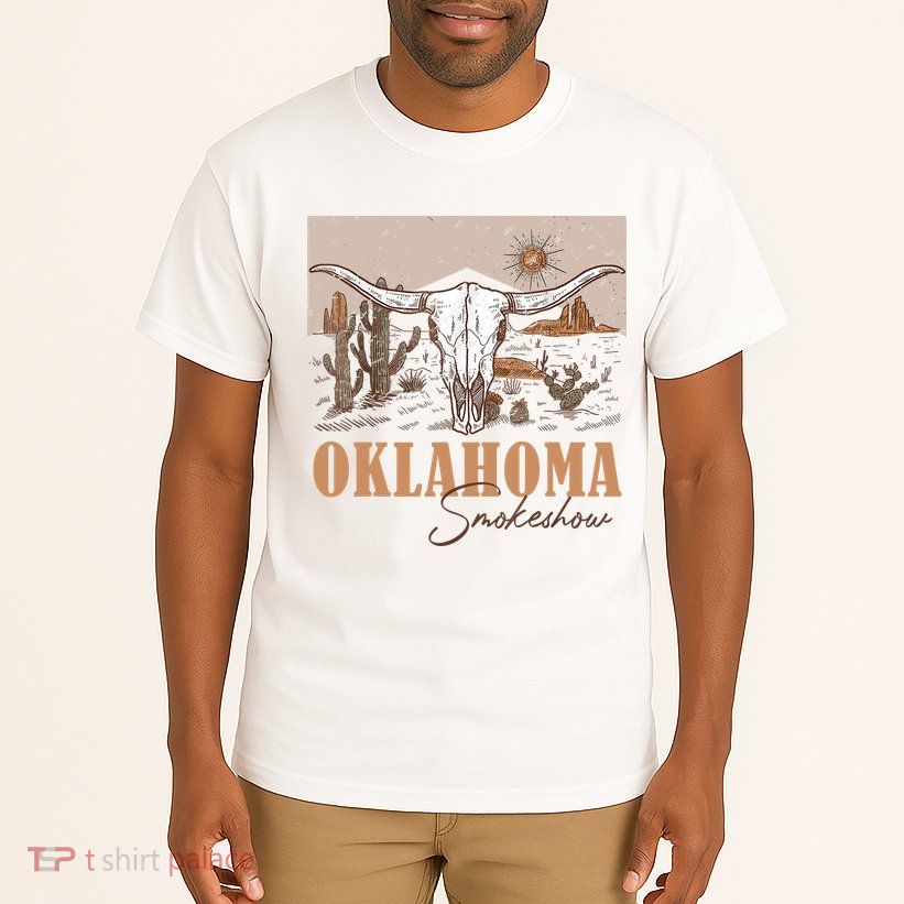 Oklahoma Smoke Show Oklahoma Smokeshow Western Country Tall T-Shirt
