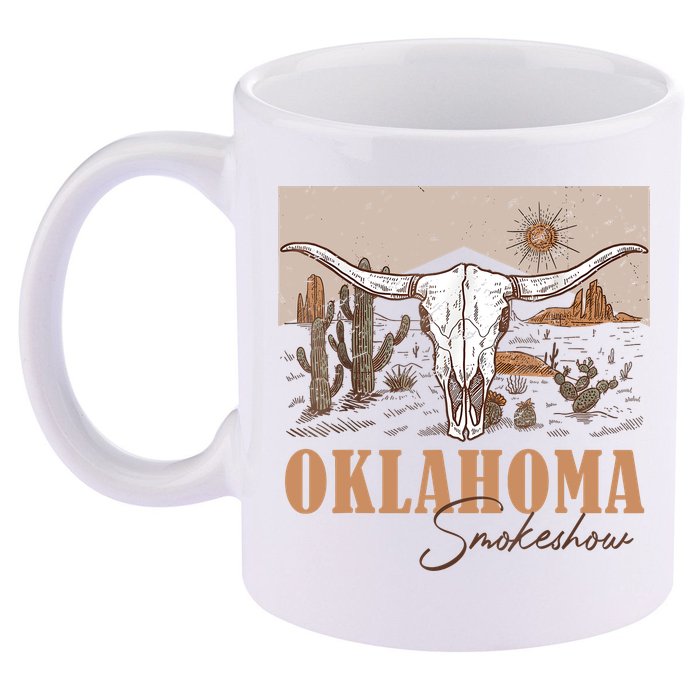 Oklahoma Smoke Show Oklahoma Smokeshow Western Country 11oz C Handle Ceramic Mug