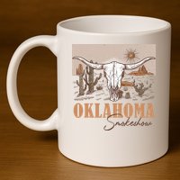 Oklahoma Smoke Show Oklahoma Smokeshow Western Country 11oz C Handle Ceramic Mug