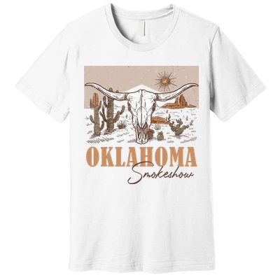 Oklahoma Smoke Show Oklahoma Smokeshow Western Country Premium T-Shirt