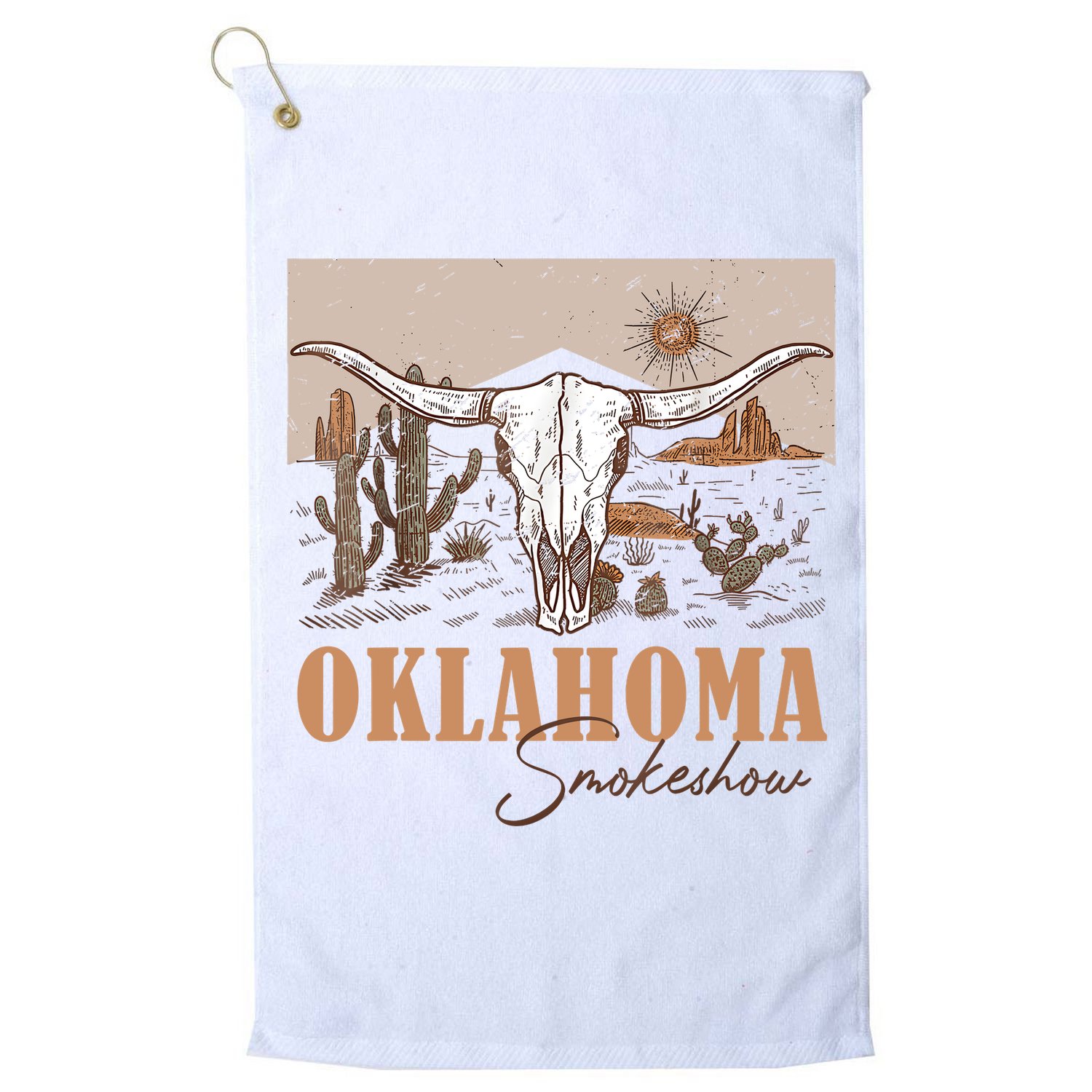 Oklahoma Smoke Show Oklahoma Smokeshow Western Country Golf Towel