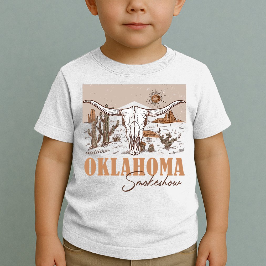 Oklahoma Smoke Show Oklahoma Smokeshow Western Country Toddler T-Shirt