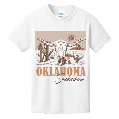 Oklahoma Smoke Show Oklahoma Smokeshow Western Country Kids T-Shirt