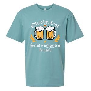 Oktoberfest Schitzengiggles Squad German Bavarian Sueded Cloud Jersey T-Shirt