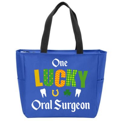 Oral Surgeon St Patrick's Day Irish Shamrock Dentist Doctor Gift Zip Tote Bag