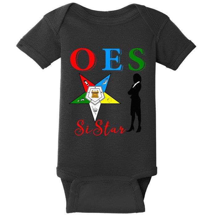 OES Sistar Sister Order of the Eastern Star Parents' Day Baby Bodysuit