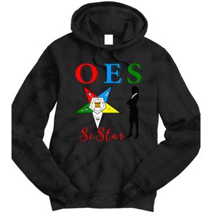 OES Sistar Sister Order of the Eastern Star Parents' Day Tie Dye Hoodie