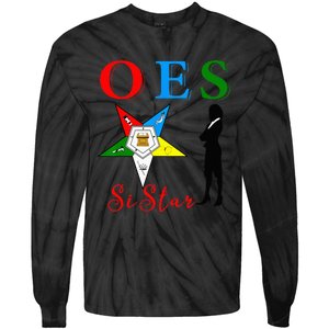 OES Sistar Sister Order of the Eastern Star Parents' Day Tie-Dye Long Sleeve Shirt