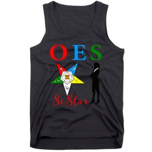 OES Sistar Sister Order of the Eastern Star Parents' Day Tank Top