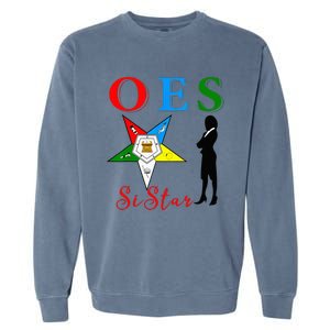 OES Sistar Sister Order of the Eastern Star Parents' Day Garment-Dyed Sweatshirt