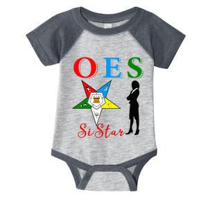 OES Sistar Sister Order of the Eastern Star Parents' Day Infant Baby Jersey Bodysuit