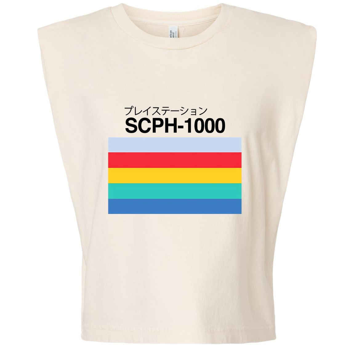 Obsolete Sony Scph 1000 Garment-Dyed Women's Muscle Tee